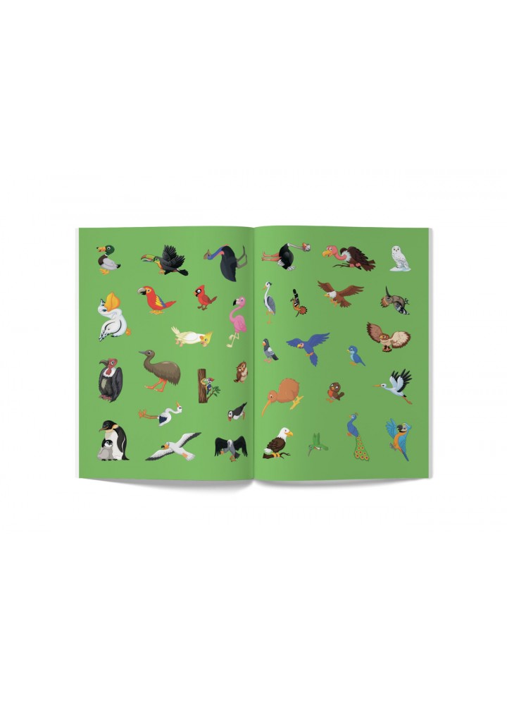 Перші розвивальні наліпки. Птахи. 35 наліпок / КРИСТАЛ БУК Перші розвивальні наліпки. Птахи. 35 наліпок / КРИСТАЛ БУК