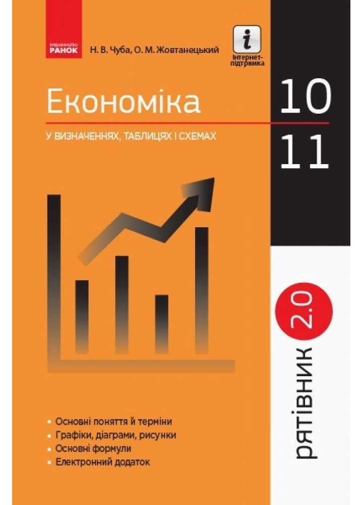 РЯТІВНИК Економіка у визначеннях, таблицях і схемах 10-11 кл. - Ранок (105755)