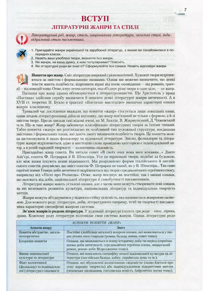Зарубіжна література, 9 кл., Підручник - Ніколенко О. М. - Грамота (107447)