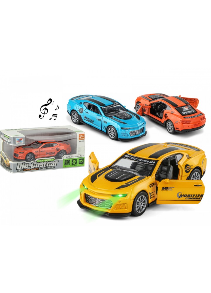 Машинка 1:32 металева інерційна HORNET, світло, звук (K175B12) - DUM