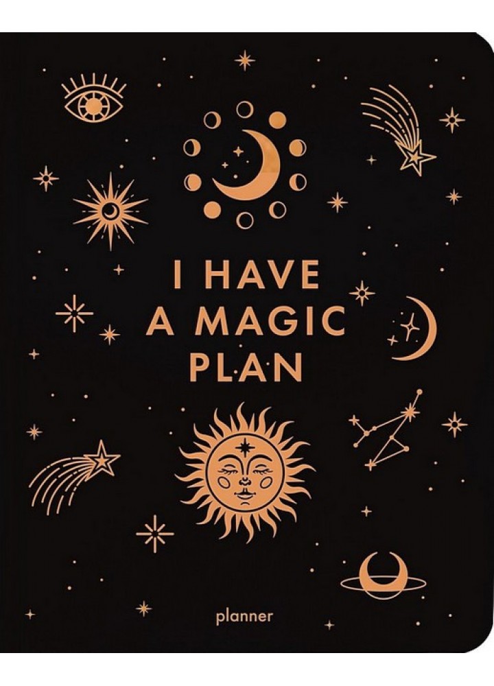 Блокнот для планування "I have MAGIC plan" чорний / ORNER