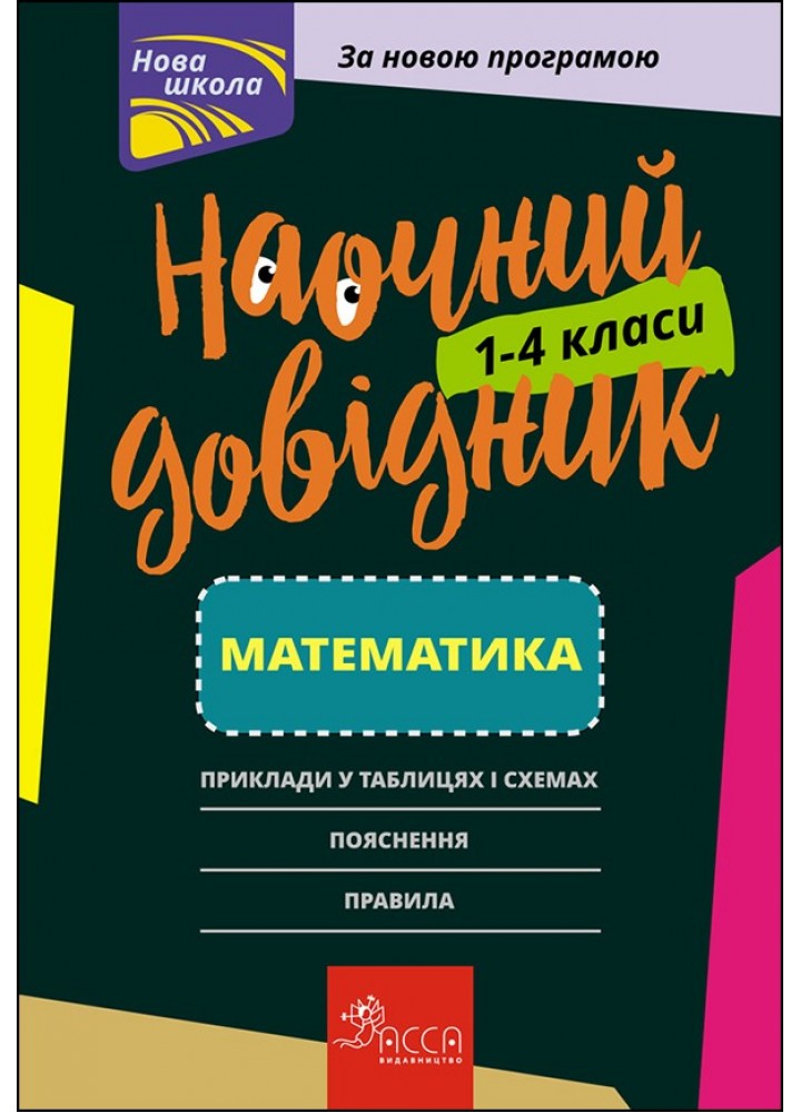 Наочний довідник НУШ. Математика. 1-4 клас - Марченко І. - АССА (104061)