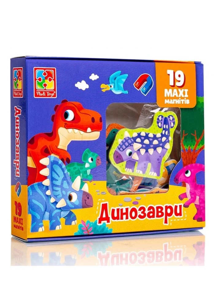 Набір магнітів «Динозаври» VT3106-23 - VLADI TOYS