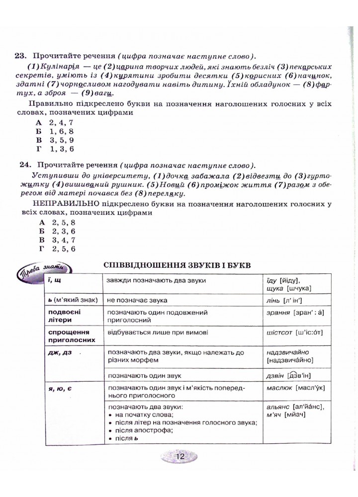 НМТ. Українська мова: тестові завдання для підготовки до НМТ - Омельчук С. А. - Грамота (107288)