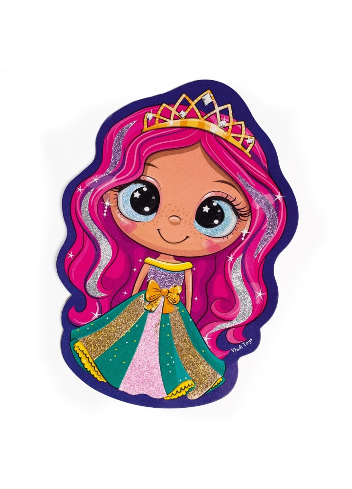 Набір для творчості з глітером «Glitter Art. Казкові принцеси» VT4501-10 - VLADI TOYS