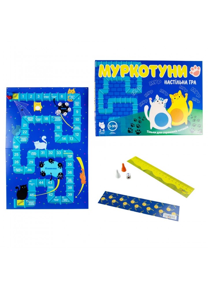 Настільна гра Strateg "Муркотуни" (30246) Настільна гра Strateg "Муркотуни" (30246)