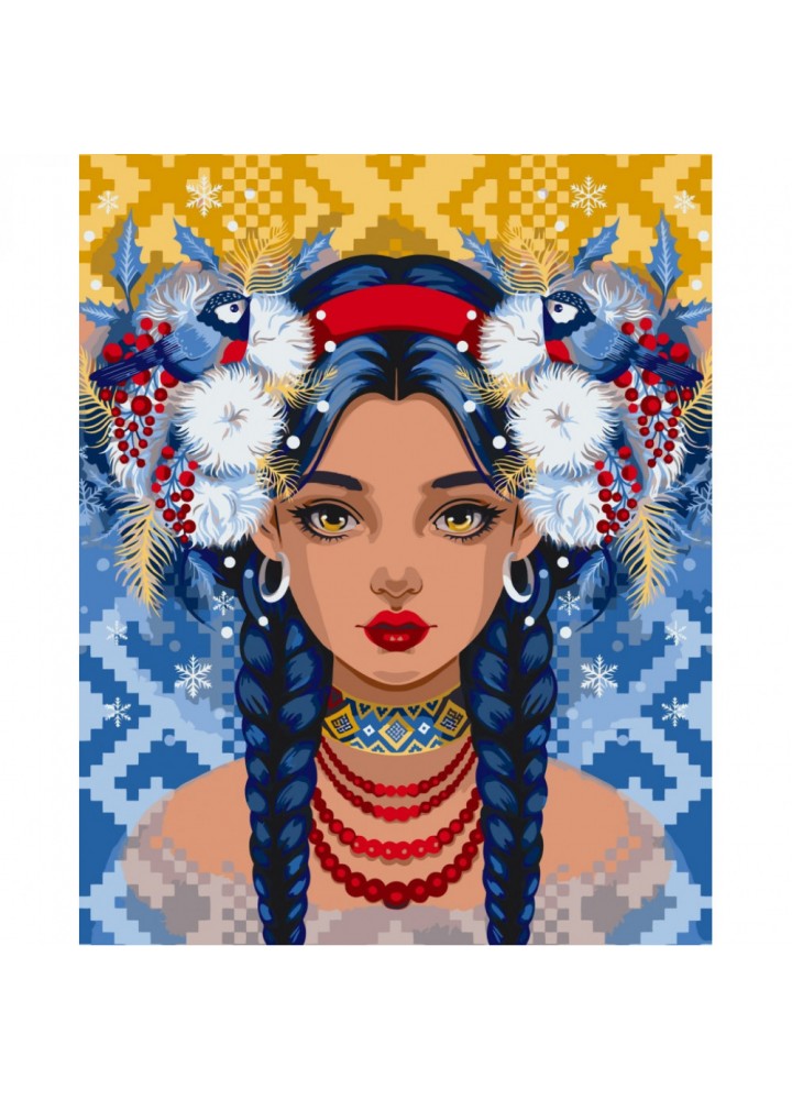 Картина за номерами ArtCraft 40х50 см "Юна зима" by Polina Skurykhina ©pollypop92 10002-AC