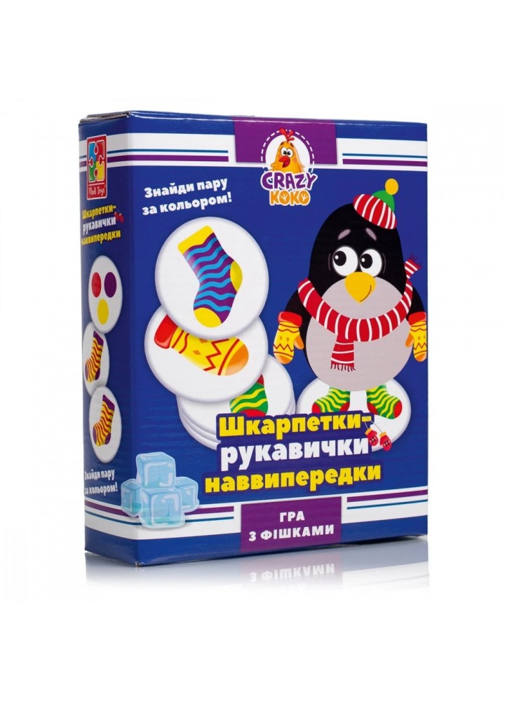 Гра настільна розважальна Crazy Koko «Шкарпетки-рукавички» VT8025-05 - VLADI TOYS