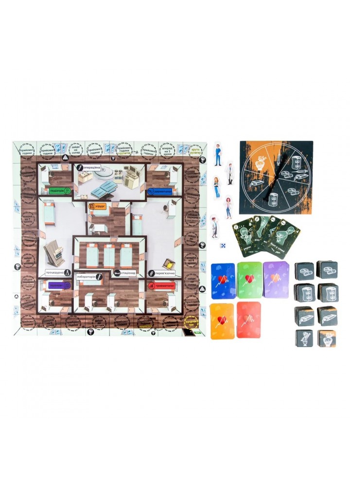Настільна гра Strateg "Doctoring - змагання лікарів" (30916)