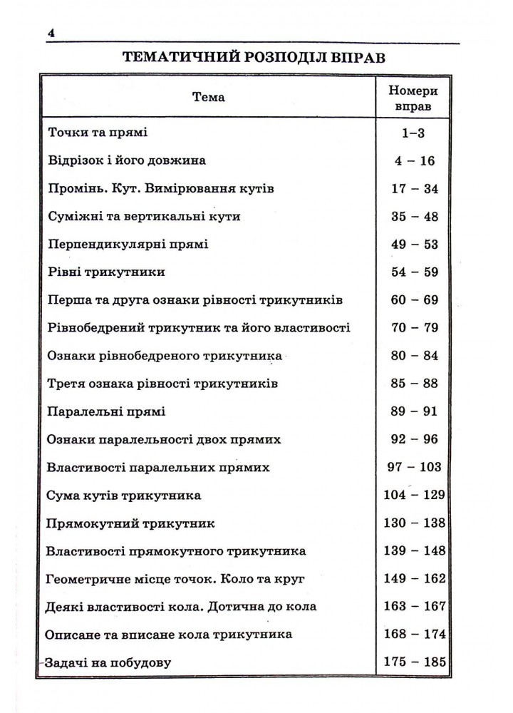 Геометрія, 7 кл., Збірник задач і контрольних робіт - Мерзляк А.Г. - Гімназія (107187)