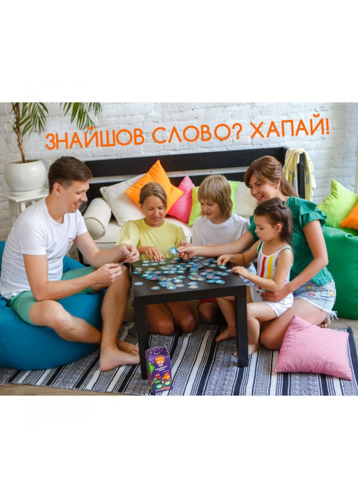 Гра з фішками «Грайливі сови. Бачу слово!» VT8033-04