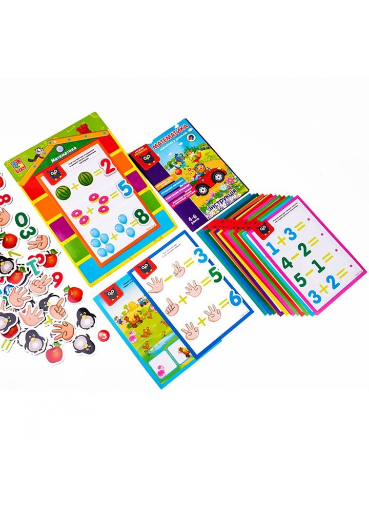 Математика магнітна з дошкою VT5412-02 - VLADI TOYS