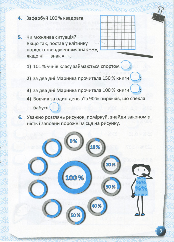 Я вивчаю відсотки Робочий зошит для учнів 5-8 класів. - Старова О.О. - ОСНОВА (124620)