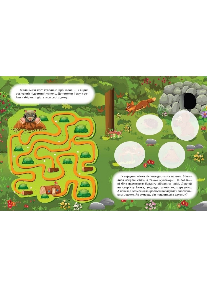 Наклей і дізнайся Літо в лісі - Шипарьова О.В. - ТОРСІНГ (105025)