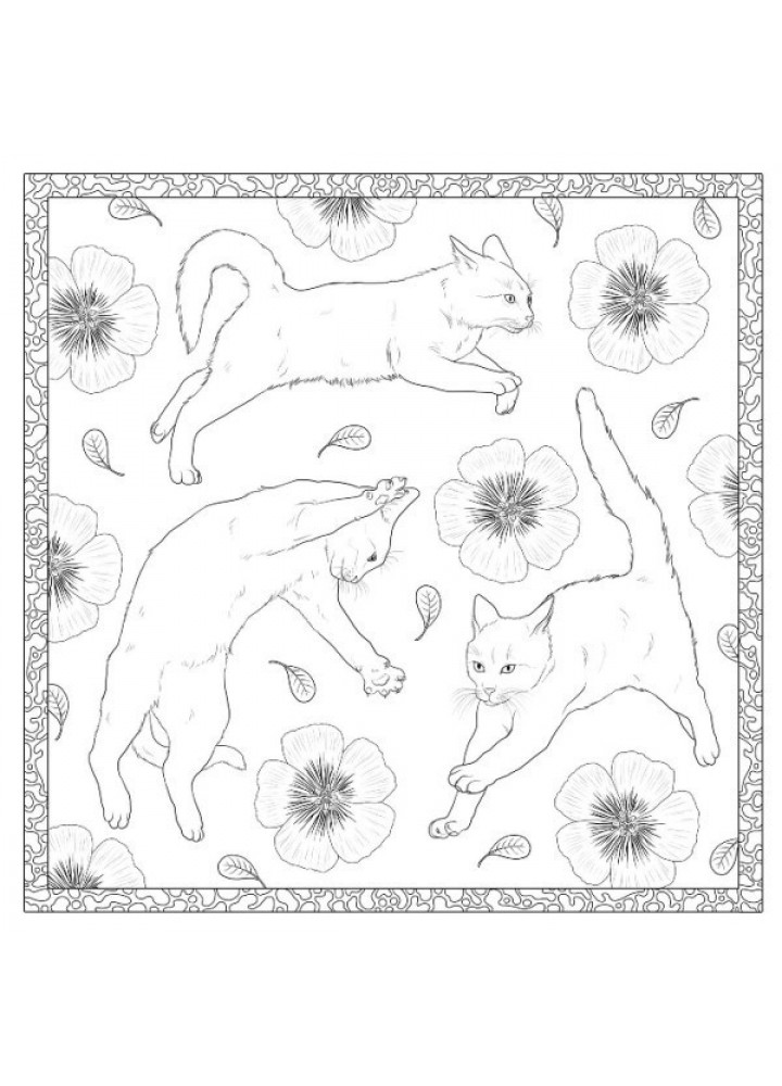 Арт-квадрат: Кошенята - Флоранс Деллері- ЖОРЖ (106545)