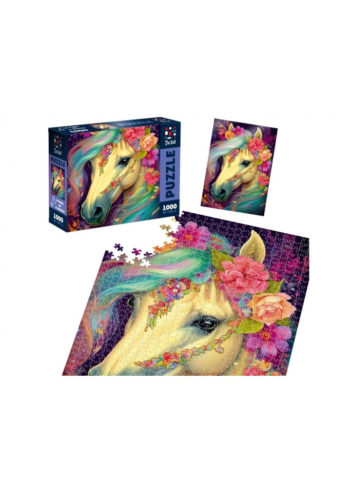 Пазли "Перлина квітів" 1000 деталей DT1000-12 - VLADI TOYS