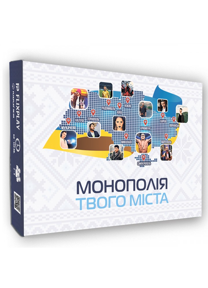 Настільна гра "Монополія твого міста" (010224) - FLIXPLAY