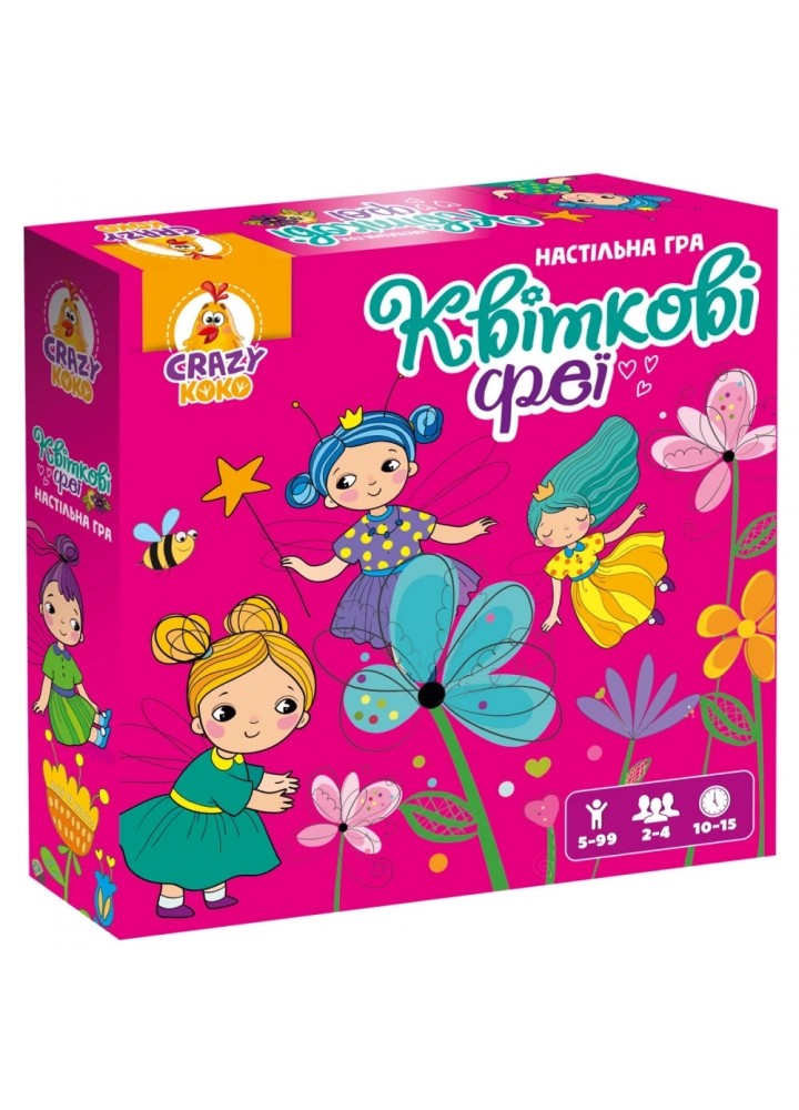 Гра настільна розважальна. Квіткові феї. VT8055-34 - VLADI TOYS