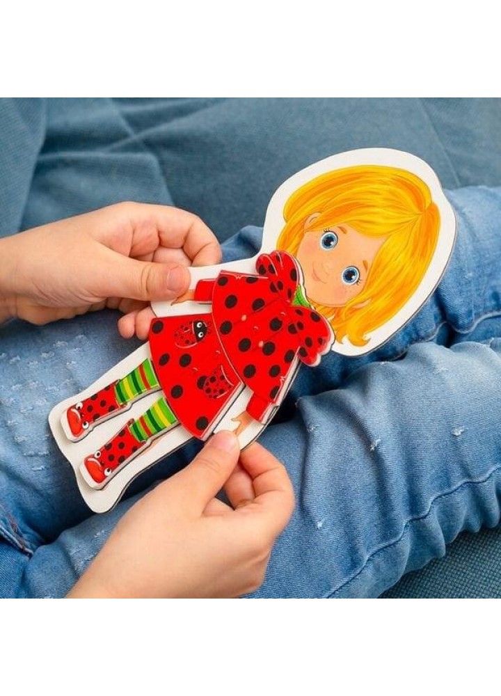 Магнітна одягалка "Trendy girl" VT3702-23 (укр) - VLADI TOYS