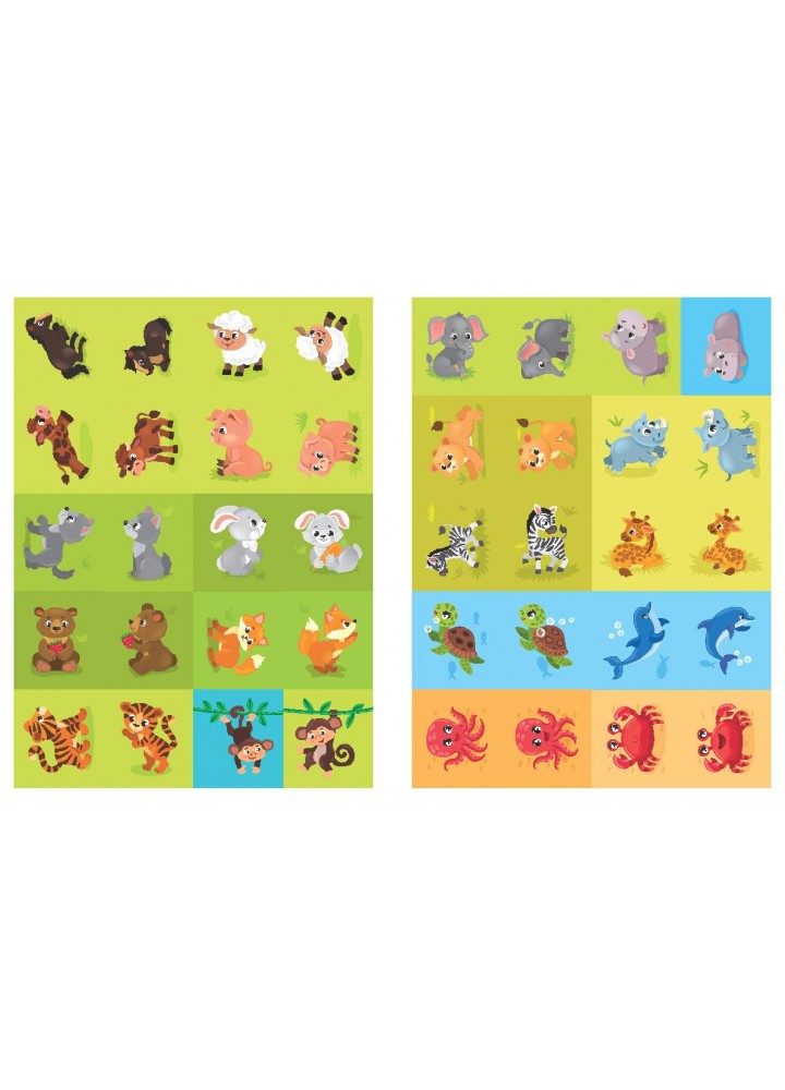 Мої перші навчальні наліпки. Мами й малята - Сіліч С. О. - УЛА (106873)