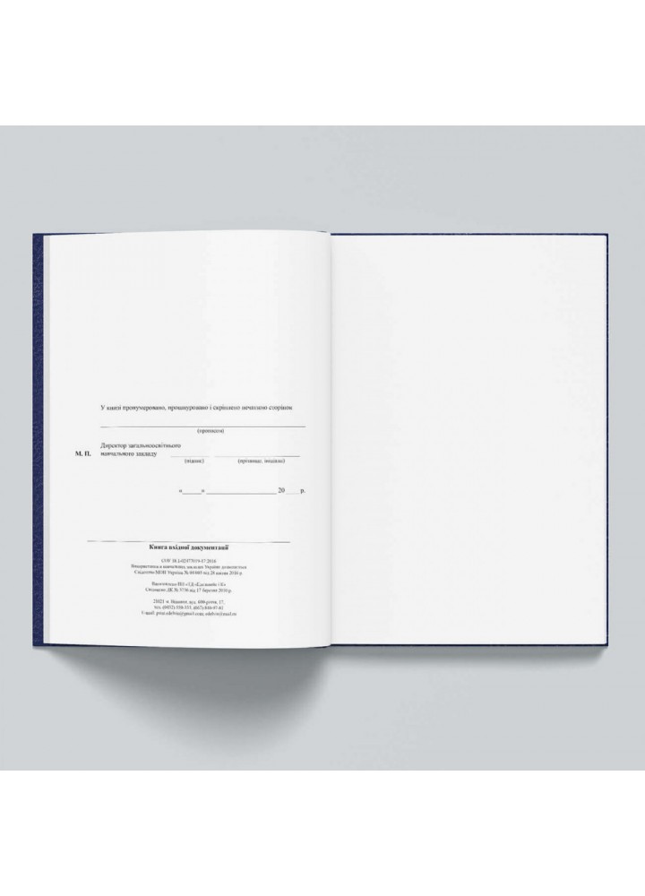 Книга вхідної документації (238801)