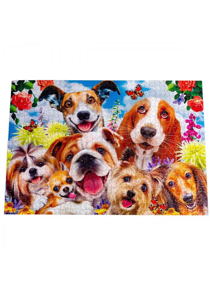 Пазли «Селфі песиків» DT1000-04 - VLADI TOYS