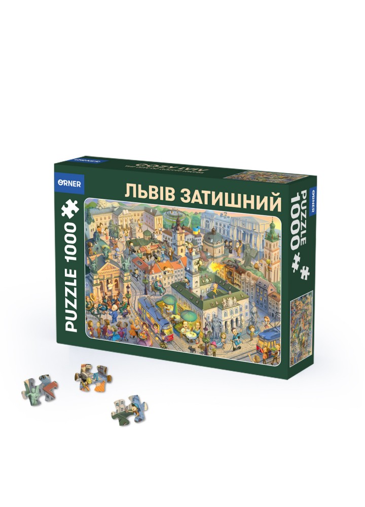 Пазли "Львів" 1000 елементів / ORNER
