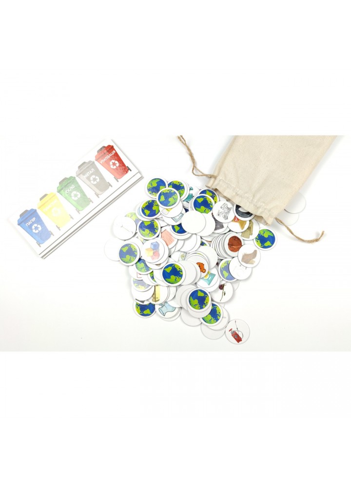 Настільна навчальна гра "Екологіка" (1319) / УМНЯШКА Настільна навчальна гра "Екологіка" (1319) / УМНЯШКА