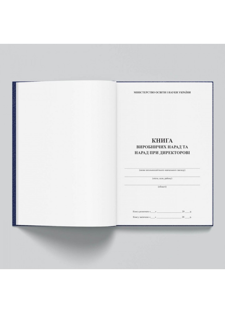 Книга виробничих нарад та нарад при директорові (238674)