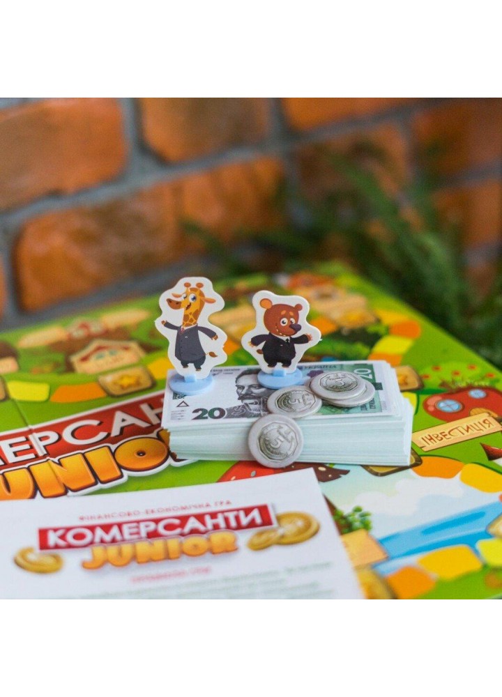 Настільна гра. Комерсанти. Junior / РАНОК КРЕАТИВ Настільна гра. Комерсанти. Junior / РАНОК КРЕАТИВ