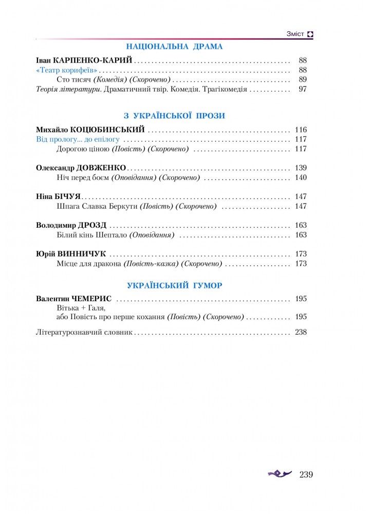 Українська література, 8 кл., Підручник - Авраменко О. М. - Грамота (107483)