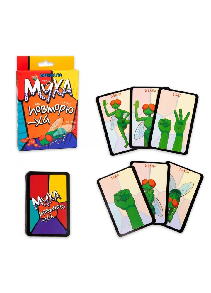 Настільна гра Strateg "Муха-повторюха" (30380) Настільна гра Strateg "Муха-повторюха" (30380)