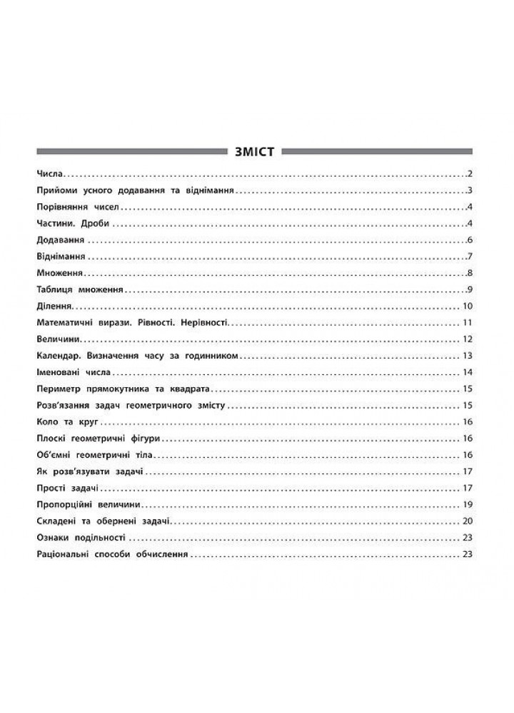 Пам’ятка для початкової школи. Математика. 4 кл. - Соколова І.І. - УЛА (104880) Пам’ятка для початкової школи. Математика. 4 кл. - Соколова І.І. - УЛА (104880)