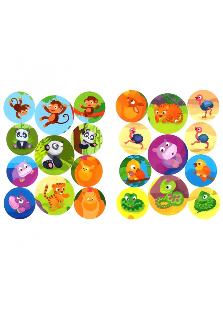 Мами та малюки - Зоопарк. 22 наліпки. 978-966-925-143-5