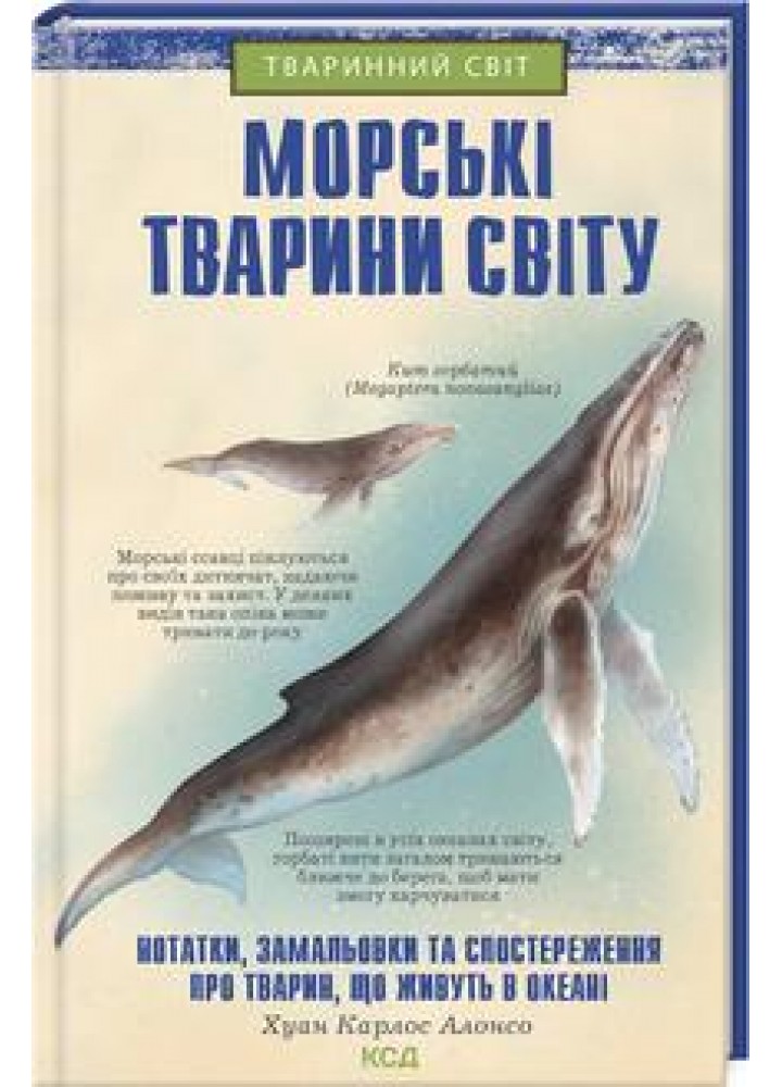 Морські тварини світу: нотатки, малюнки та - КСД (121429)