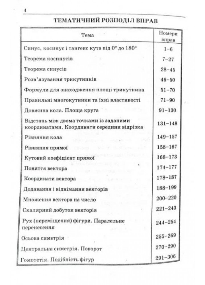 Геометрія, 9 кл., Збірник задач і контрольних робіт - Мерзляк А.Г. - Гімназія (107200)