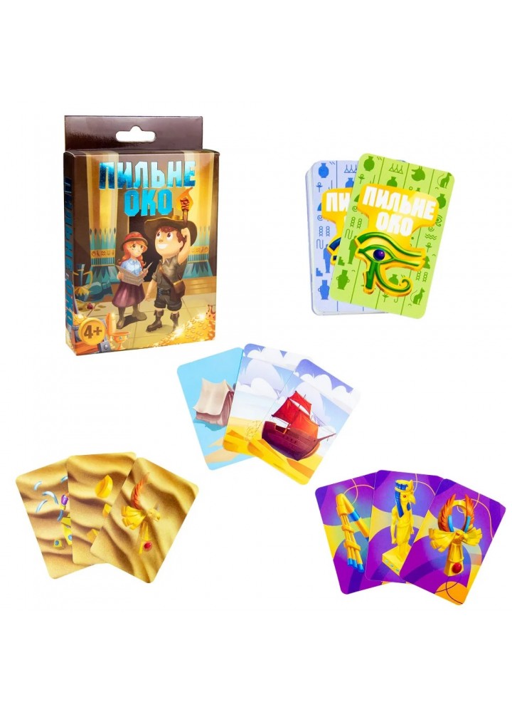 Настільна Гра Strateg "Пильне око" карткова (30274) Настільна Гра Strateg "Пильне око" карткова (30274)