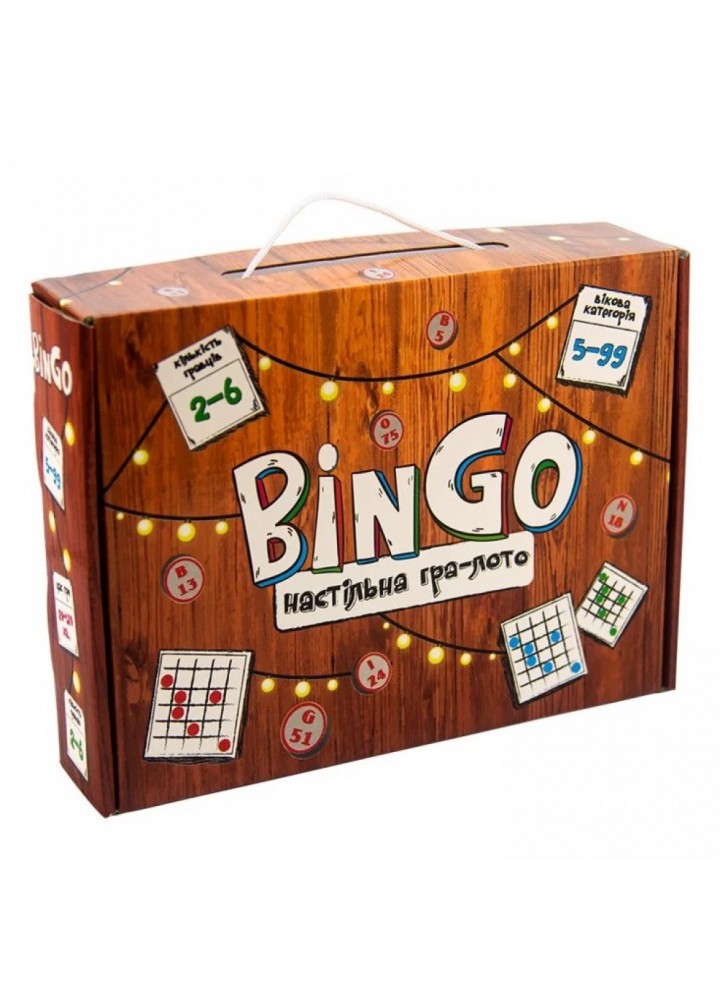 Настільна гра Strateg Лото "BinGo" (30757)
