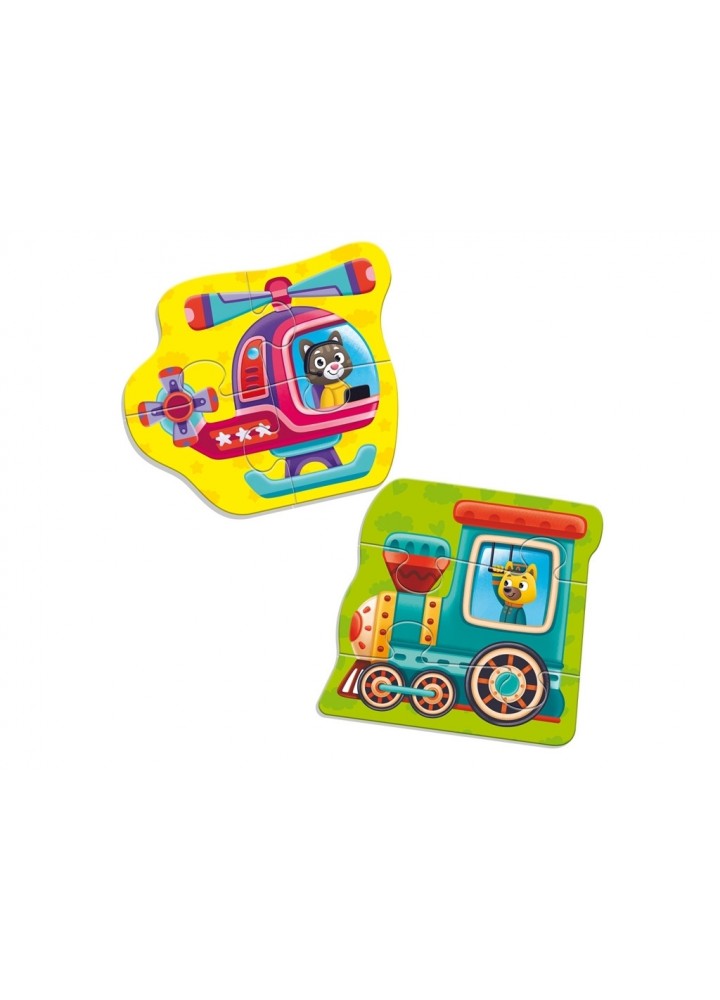 Магнітні бейбі пазли. Малюк зможе "Транспорт" VT3208-29- VLADI TOYS Магнітні бейбі пазли. Малюк зможе "Транспорт" VT3208-29- VLADI TOYS