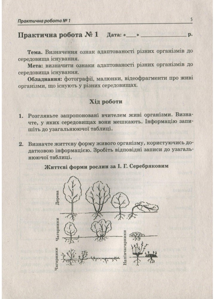 Біологія і Екологія, 11 кл., Зошит для лабораторних та практичних робіт - Орлюк С.М. - ПЕТ (110808)