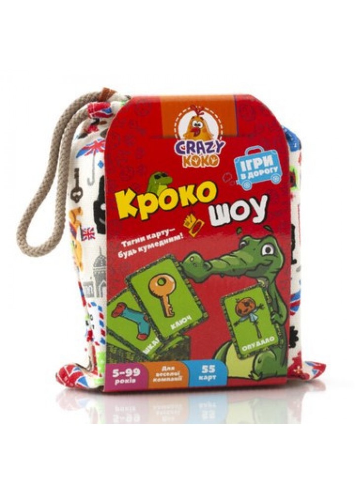Гра в мішечку «Крокошоу» VT8077-10 - VLADI TOYS