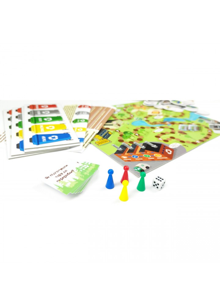 Настільна навчальна гра "Екологіка" (1319) / УМНЯШКА Настільна навчальна гра "Екологіка" (1319) / УМНЯШКА