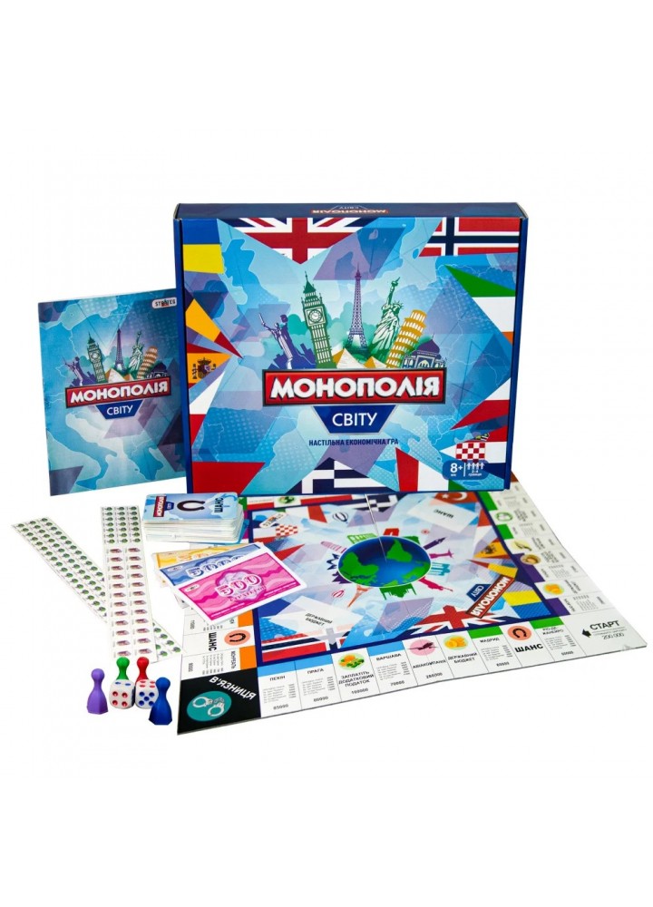 Настільна гра Strateg Економіка світова монополія (7007) Настільна гра Strateg Економіка світова монополія (7007)