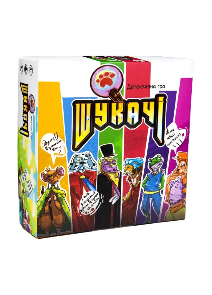 Настільна гра Strateg "Шукачі" детективна гра з локаціям (30230)