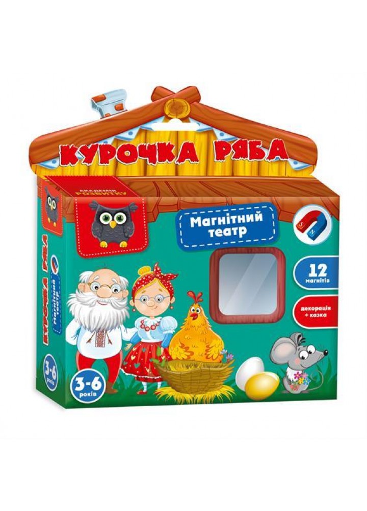 Магнітний театр "Курочка Ряба" VT3206-31 / VLADI TOYS