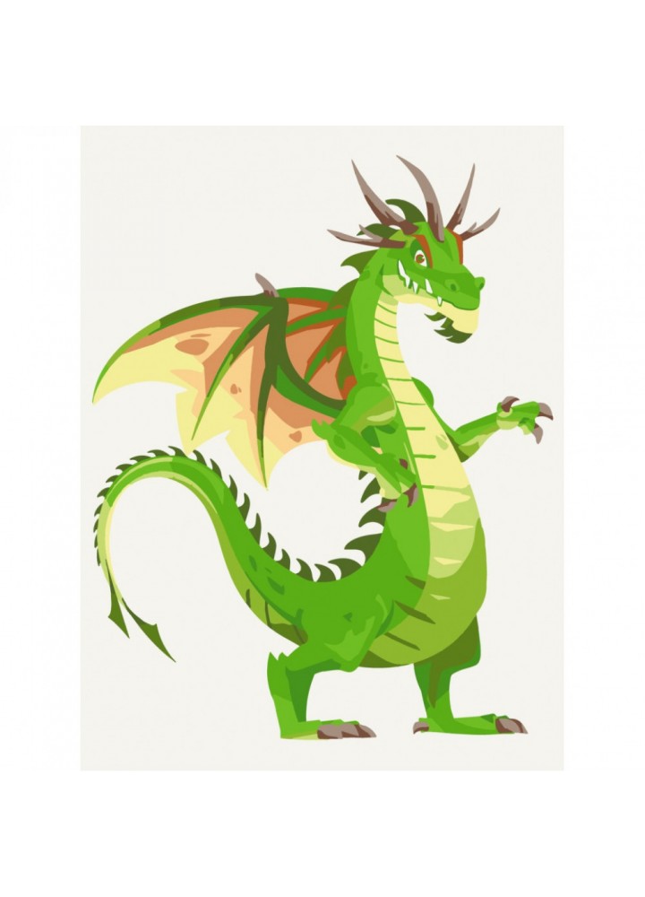Картина за номерами ArtCraft 30х40 см "Dragon" 16077-AC