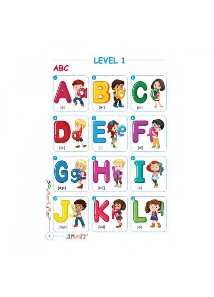 НУШ 1-4 класи. Smart Vocabulary for Kids. Англійський словник. Доценко І.В. 978-617-539-329-1