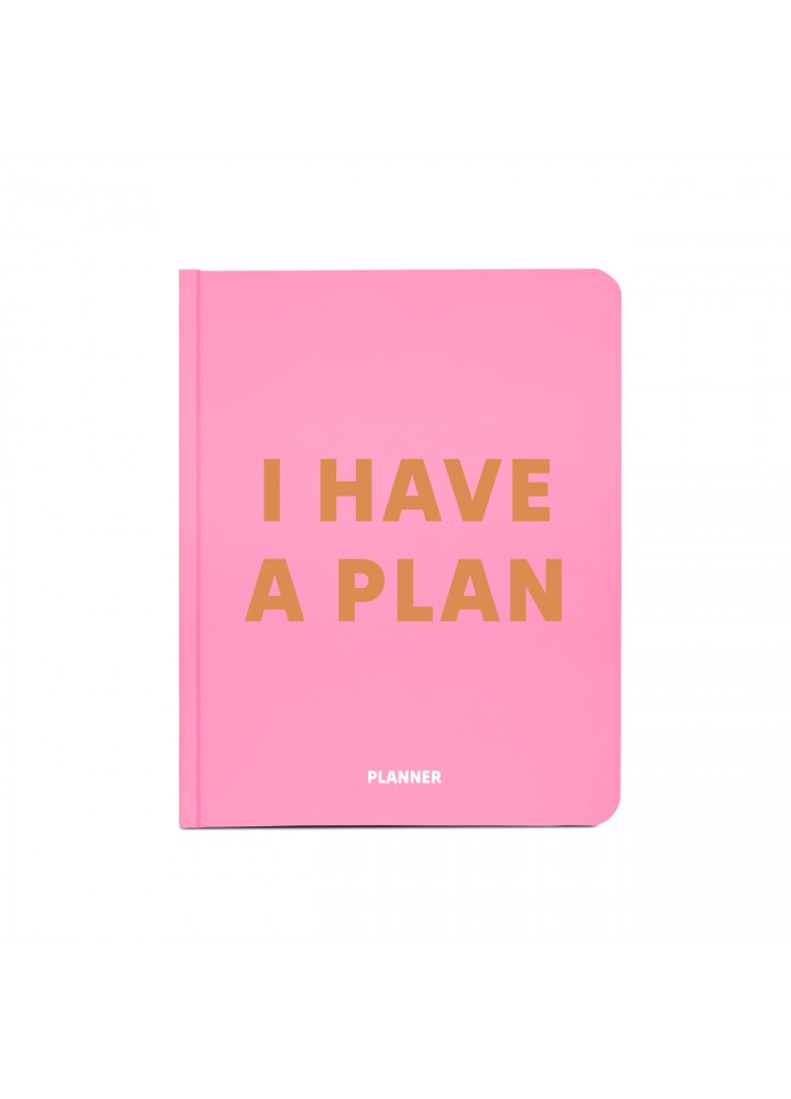 Блокнот для планування "I HAVE A PLAN" рожевий / ORNER