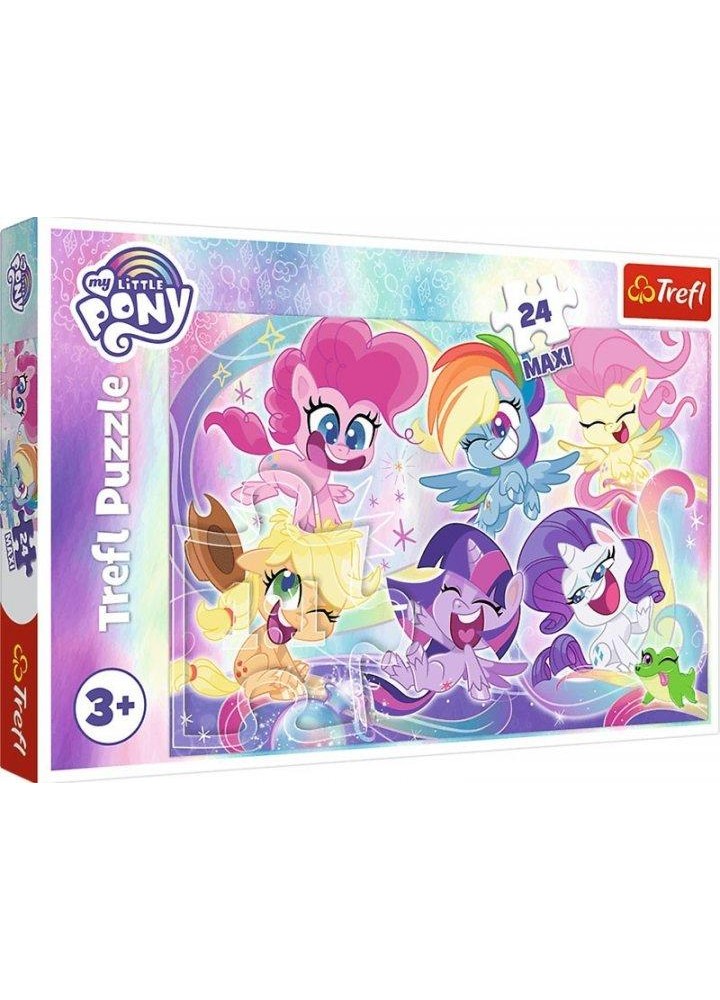 Пазли Trefl MAXI "My Little Pony, Дружба Поні" 48х34 см. 24 елементи (14320) - TREFL