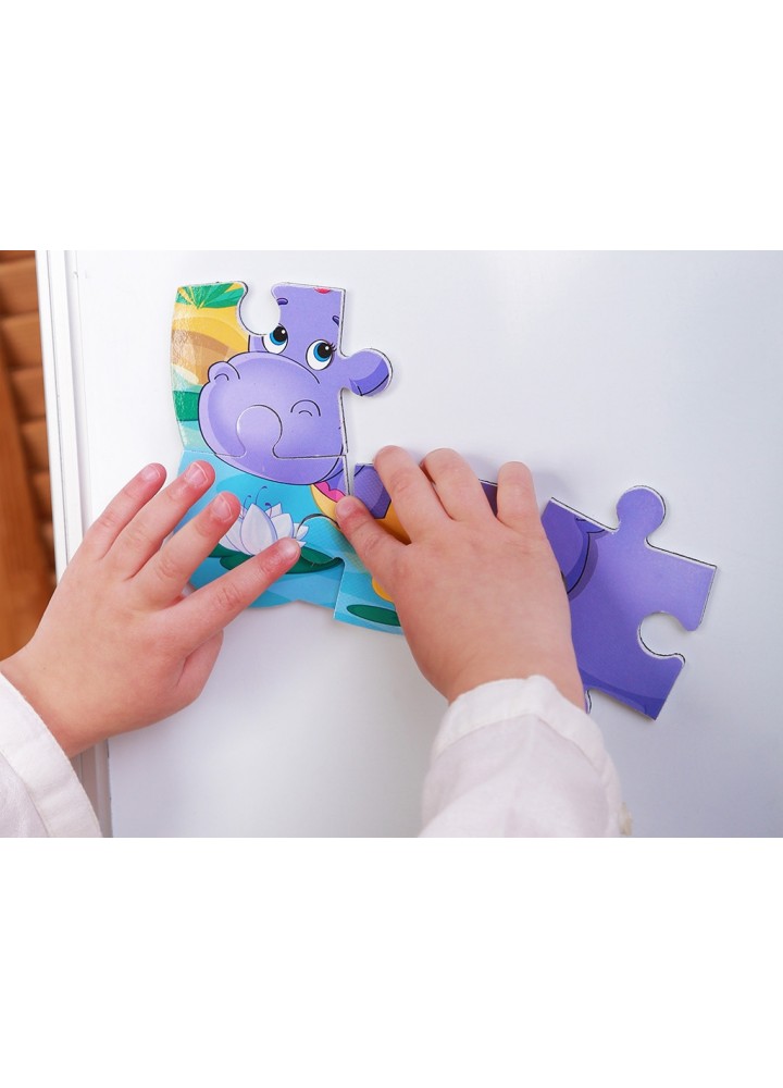 Пазли на магніті А5 "Бегемотики" VT3205-76 - VLADI TOYS